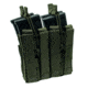 Shellback Tactical Double Stacker Open Top Pouch for Four M4/AR15 Mag, Ranger Green, One Size, SBT-2200-RG