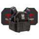 Shellback Tactical Rampage 2.0 Active Shooter Kit with Level IV Model 4S17 Armor Plates, Black, One Size, SBT-9031-4S17-BK