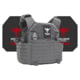 Shellback Tactical Rampage 2.0 Active Shooter Kit with Level IV Model 4S17 Armor Plates, Wolf Grey, One Size, SBT-9031-4S17-WG