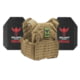 Shellback Tactical Rampage 2.0 Level III Steel Plates Armor Kit, Coyote, One Size, SBT-9031-AR1000-CT