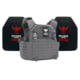Shellback Tactical Rampage 2.0 Lightweight Level IV Ceramic Plates Armor Kit, Wolf Grey, One Size, SBT-9031-4SICMH-WG