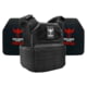 Shellback Tactical Shield 2.0 Lightweight Level IV Ceramic Plates Armor Kit, Black, One Size, SBT-9011-4SICMH-BK