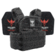 Shellback Tactical Skirmish Active Shooter Kit with Two Level IV 1155 Plates, Black, One Size, SBT-9020-1155-BK