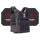 Shellback Tactical Stealth 2.0 Active Shooter Kit with Level IV Model 4S17 Armor Plates, Black, One Size, SBT-STLTHPC2-4S17-BK