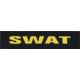 Shellback Tactical SWAT ID-Placard, Hook Back, 1 x 5inch, Gold on Black, One Size Fits Most, SBT-X213231A-SWT-GB