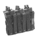 Shellback Tactical Triple Stacker Open Top Pouch for Six M4 Mag, Black, One Size, SBT-3300-BK