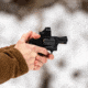 Shield Arms Revolver Optic Conversion R.O.C., Fits S&amp;W 442/642/432/43C/351C, RMSc Footprint, Aluminum Construction, Anodized Finish, Black, Includes Mounting Hardware, SA-ROC-442-RMSC,