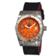 Shield Jarrod Mens Watch, Black-Silver-Orange SLDSH0405