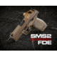 Shield Sights Compact Shield Mini Red Dot Sight, 4 MOA Dot Reticle, SMSC-4MOA Glass Lens, FDE, SMSc-4MOA-GLASS FDE