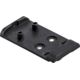 Shield Sights Glock MOS Ultra Slim Mounting Plate, Black, 2x1x0.25 in, MNT-MOS-SMS/RMS
