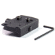 Shield Sights Picatinny/Weaver Red Dot Sight Mount adapter w/Thumb Nut, Black, RMSc, MNT-PICA-JP-SMS/RMS