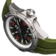 Shield Vessel Strap Watch w/Date, Green - Mens, SLDSH112-4