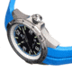 Shield Vessel Strap Watch w/Date, Light Blue - Mens, SLDSH112-3