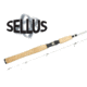 Shimano Sellus 7 Medium 2 Piece Travel Spin Rod 068310