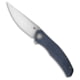 Shirogorov Q95 Ursus Folding Knife, 3.75in, ELMAX, Trailing Point Blade, Micarta, Blue Handle, Blue/Gray, 8.75 inch, BHQ-219301