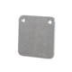 Shootsteel 1/2in AR500 Steel Target, Square, Gray, 6x6 inch, 11061535108