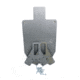 Shootsteel Surplus 1/2in AR500 Gong Target, w/ Set of 2x4in Gong Stand Brackets, Gray, 12x20 inch, 1320683077679