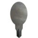 Shootsteel Evil Roy Target System, 3/8in AR550, Elipse Target Only, Gray, 10 inch, 1073052581935