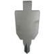 Shootsteel Evil Roy Target System, 3/8in AR550, Silhouette Target Only, Gray, 12x20 inch, 1073055465519