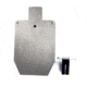 Shootsteel Surplus 1/2in AR500 Dual Purpose Target, w/ T Post Static Target Hanger, Gray, 12x20 inch, 1333043986479
