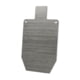 Shootsteel Surplus 7/16in AR500 Steel Target, Gong, Gray, 12x20 inch, 1211370242095