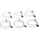 Shop Fox 2in Double Loop Squeeze Hose Clamp, 6 pk. D4566