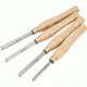 Shop Fox 4 pc. HSS Beading Lathe Chisel Set D3781