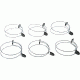 Shop Fox 5in Double Loop Squeeze Hose Clamp, 6 pk. D4570