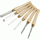 Shop Fox 6 pc. HSS Lathe Chisel Set D3787