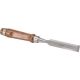 Shop Fox German Type Chrome Vanadium Steel Chisel, Walnut Handle, 3/4in. Wide File, 10 in. Overall D3796