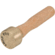 Shop Fox Turned-Polished Brass Head Mallet, Maple Handle, 8 oz. D2809