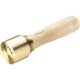Shop Fox Turned-Polished Brass Head Mallet, Maple Handle, 12 oz. D2810