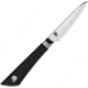 Shun Cutlery Sora Paring Knife, 8.13in Overall, 3.5in Blade, Hand Sharpened 16 Degree Double-Bevel Blade With Vg10 San Mai Core And Japanese 420J Upper, Black Pp/Tpe Blend Handle, VB0700