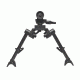 Sierra 7 AIS7 Bipod for AI Chassis, 7-9in Raptor Feet, Black, 380-323