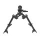 Sierra 7 AIS7 Bipod for AI Chassis, 7-9in Raptor Feet, Black, 380-323
