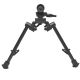 Sierra 7 AIS7 Bipod for AI Chassis, 9-12in Rubber Feet, Black, 380-326