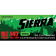 Sierra Bullets Outdoor Master 9mm Luger 147 Grain Jacketed Hollow Point Flat Brass Rifle Ammo, 20 Rounds, A81470020