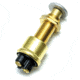 Sierra International MP39410 35 Amp Heavy-Duty Brass Mom. On-Off SPST Push-Button, MP39410