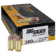 SIG SAUER Elite Performance .380 ACP 100 Grain Full Metal Jacket Brass Cased Centerfire Pistol Ammo, 50 Rounds, E380B1-50