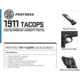 SIG SAUER Airsoft Proforce 1911 TACOPS, 6mm, CO2 Pistol, Black, AIR-PF-1911TAC