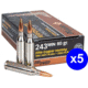 SIG SAUER Elite Copper Hunting Rifle Ammo .243 Winchester 80 grain Hunting Tipped Brass Cased Centerfire Rifle Ammo