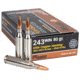 SIG SAUER Elite Copper Hunting Rifle Ammo .243 Winchester 80 grain Hunting Tipped Brass Cased Centerfire Rifle Ammo, 20 Rounds, E243H1-20