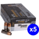 SIG SAUER Elite V-Crown 9mm Luger 124 Grain Jacketed Hollow Point Brass Cased Centerfire Pistol Ammo