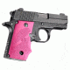 Sig Sauer Grip Set, 938, Ambi, Pink Rubb - GRIP-938-PINKRBR-AMBI