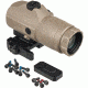 OpticsPlanet Exclusive SIG SAUER Juliet 4 Magnifier, Flat Dark Earth, Small, SOJ41002