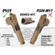 SIG SAUER Romeo M17 1x24mm Reflex Red Dot Sights, 2 MOA Red Dot Reticle, Coyote Tan, SORM1700