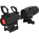 SIG SAUER ROMEO-MSR Gen 2 1x20mm Reflex Red Dot Sight and JULIET5 Micro 5x24mm Magnifier Combo Kit, Black, SORJMSR501