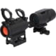 DEMO, SIG SAUER ROMEO-MSR Gen 2 1x20mm Reflex Red Dot Sight and JULIET5 Micro 5x24mm Magnifier Combo Kit, Black, SORJMSR501