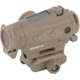 SIG SAUER Romeo4T Red Dot Sight, Ballistic Circle Dot, Solar, 0.5 MOA Adjustable, Side Battery, Hex Bolt Mount, Spacer, Flat Dark Earth, Medium, SOR43131