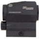 SIG SAUER ROMEO5 1x20mm Green Dot Sight, 2 MOA Green Dot/Triangle Holds Reticle, 1 x AAA Battery, Matte, Black, SOR52122
